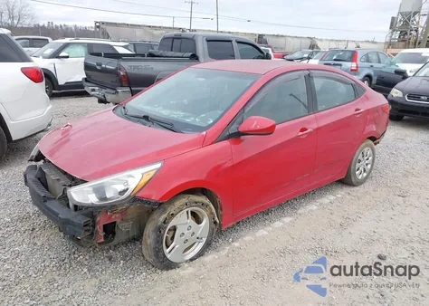 2016 Hyundai Accent Se z USA, uszkodzony, nr VIN KMHCT4AE3GU120752